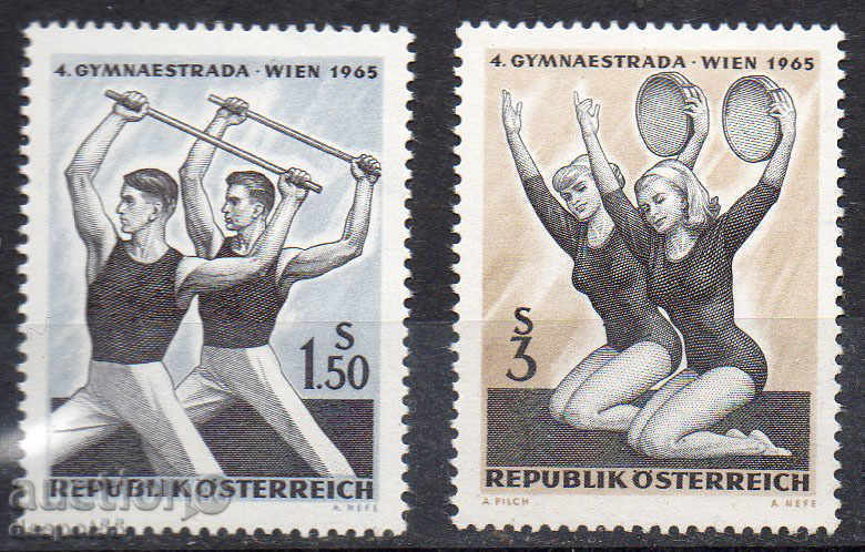 1965. Η Αυστρία. Εορτασμός της γυμναστικής, στη Βιέννη.