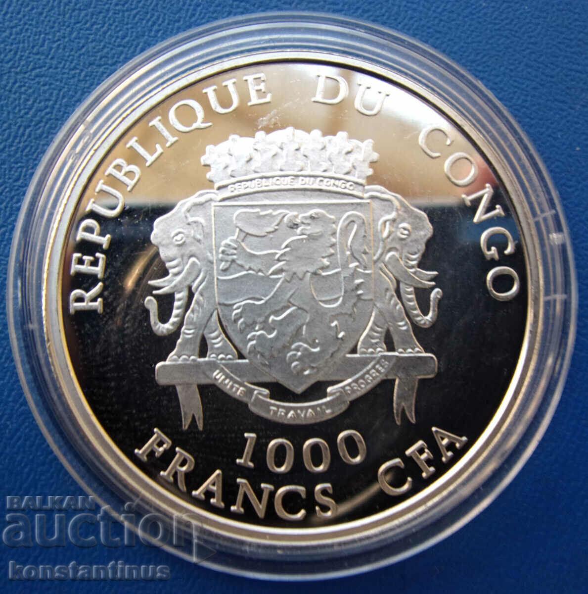 Конго 1000 Франка 2006 UNC PROOF Rare с цена € 56.24 | 110.00 лв. Конго 1000 Франка 2006 UNC PROOF Rare с цена € 56.24 | 110.00 лв.