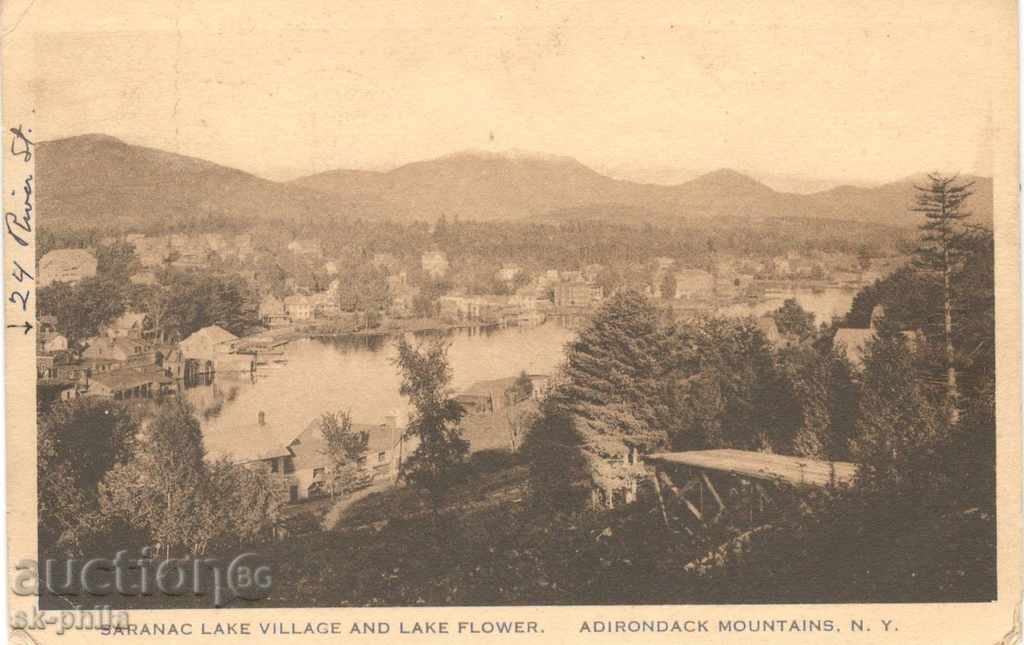 Antique postcard USA - Adirondack