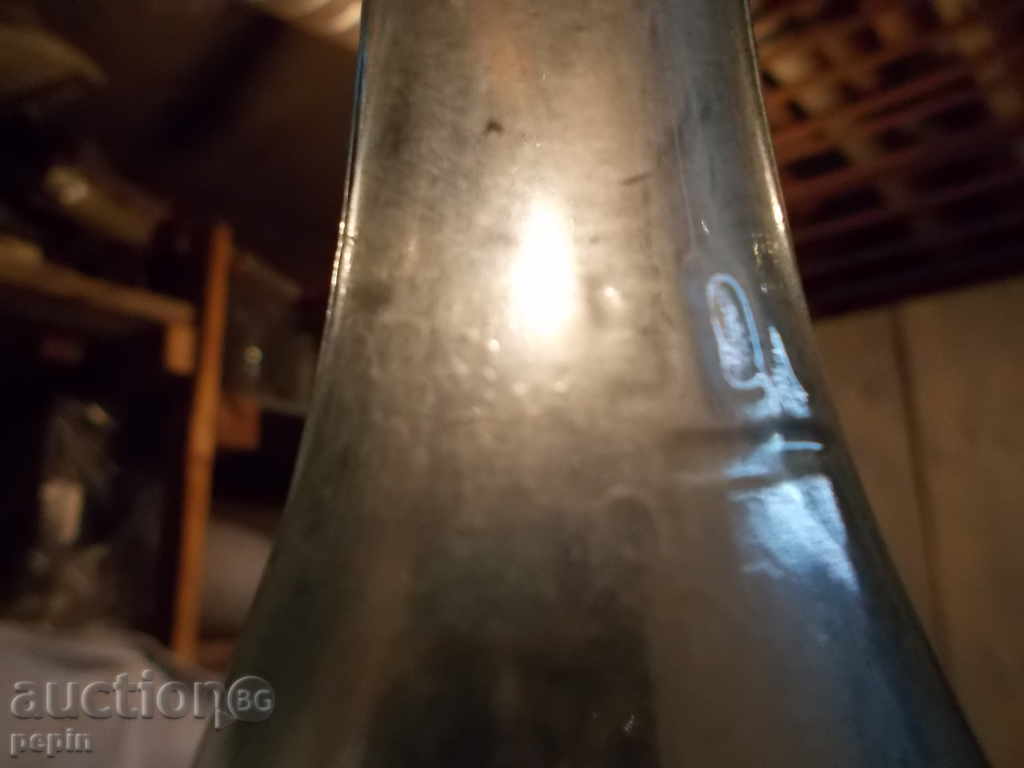 Auction Glass Bottle - "Soda Water" Auction Glass Bottle - "Soda Water"