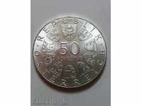 50 șilingi Austria 1974 de argint