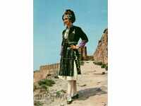 Old postcard Folklore - costume from Greece
