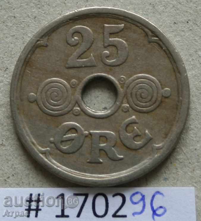 25 plug 1924 Danemarca -ryadka monede