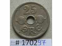 25 άροτρο 1938 Δανία -ryadka κέρμα