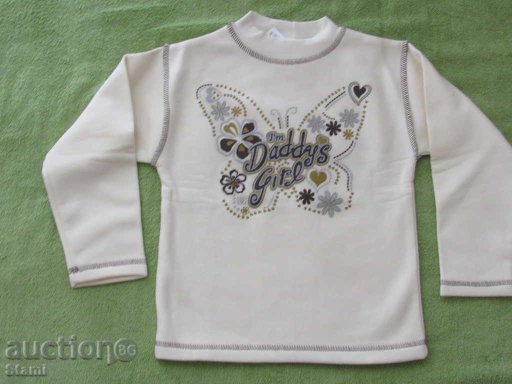 Copiii bluzon cu fluture, noua dimensiune, 110
