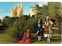 Postcard Folklore - Greek costume