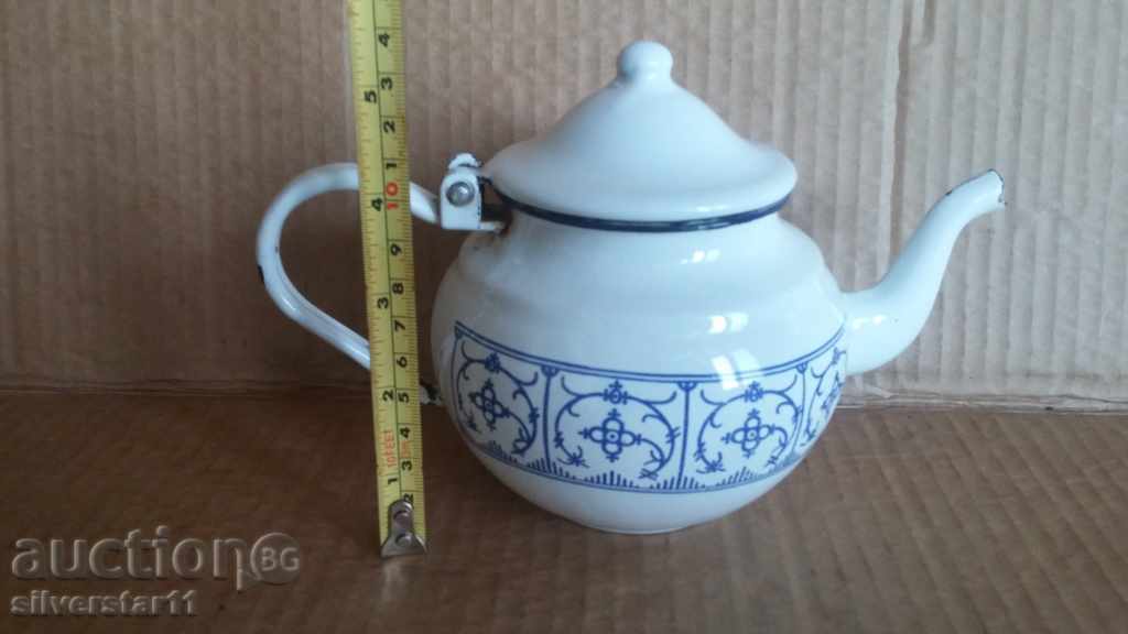 Delivery of SMALL enamel teapot 60th Delivery of SMALL enamel teapot 60th