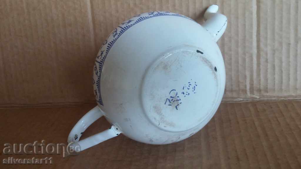 SMALL enamel teapot 60th - 5 SMALL enamel teapot 60th - 5