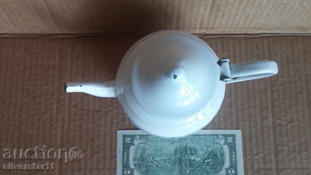 SMALL enamel teapot 60th - 6 SMALL enamel teapot 60th - 6