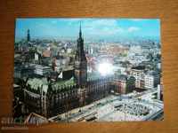 Κάρτα Αμβούργο Αμβούργο Γερμανία - 70s