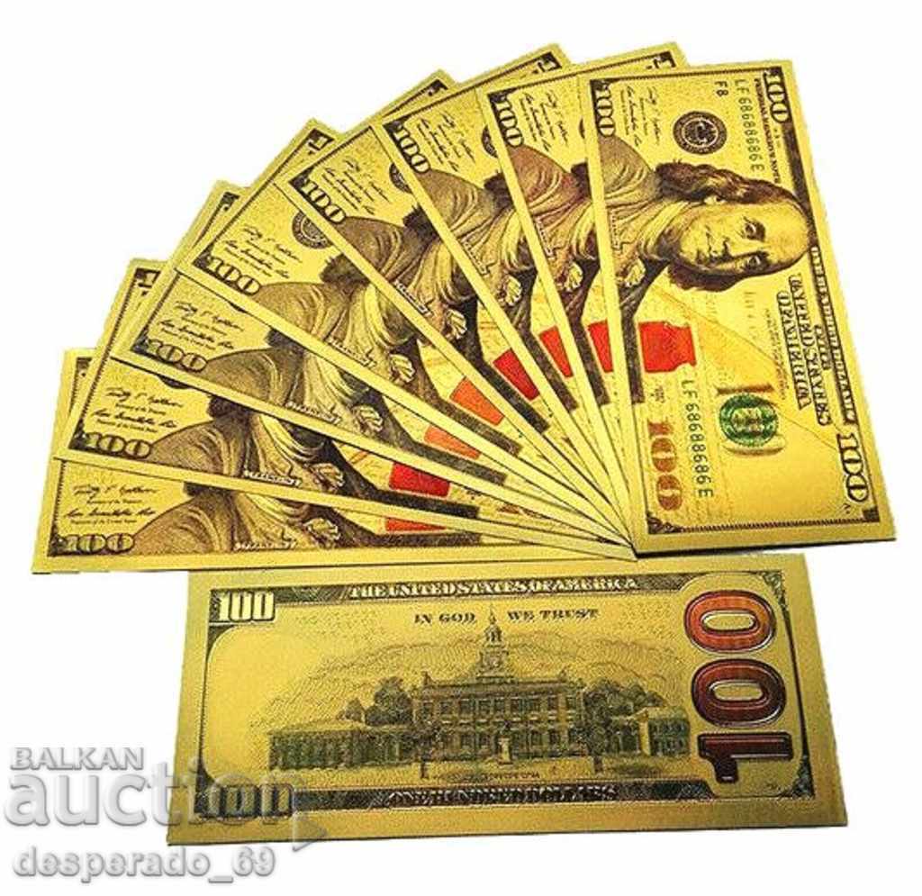Auction (BANKNOTE, US $ 100 UNCER • • • •) Auction (BANKNOTE, US $ 100 UNCER • • • •)