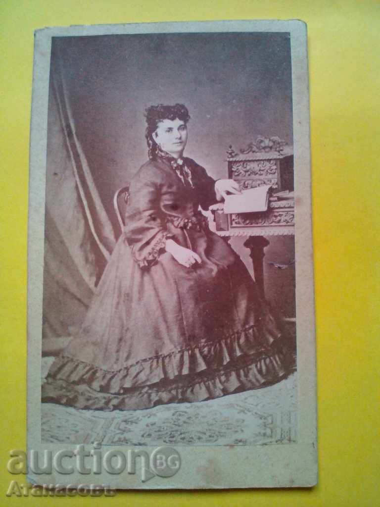 Φωτογραφία φωτογραφία χοντρό χαρτόνι πριν από 1878