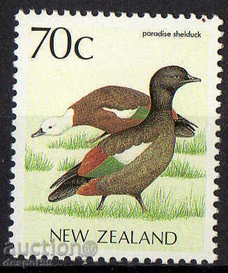1988. Нова Зеландия. Местни птици.