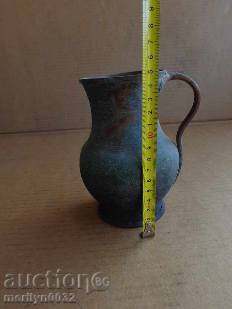 Delivery of Copper old copper jug, copper vessel glass goblet Delivery of Copper old copper jug, copper vessel glass goblet
