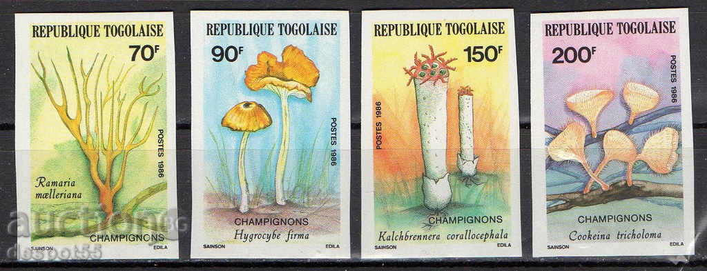 1986. Togo. Mushrooms.