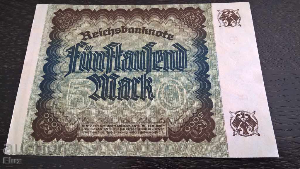 Banknote - Germany - 5 000 marks UNC | 1922 - 5 Banknote - Germany - 5 000 marks UNC | 1922 - 5