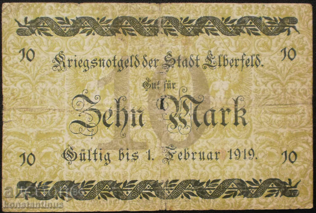Germania 10 Mark 1918 Varietate rară cu preț € 7.16 | 14.00 BGN