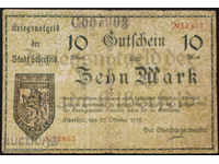 Germany 10 Mark 1918 Rare Variety