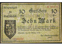 Germany 10 Mark 1918 Rare Variety