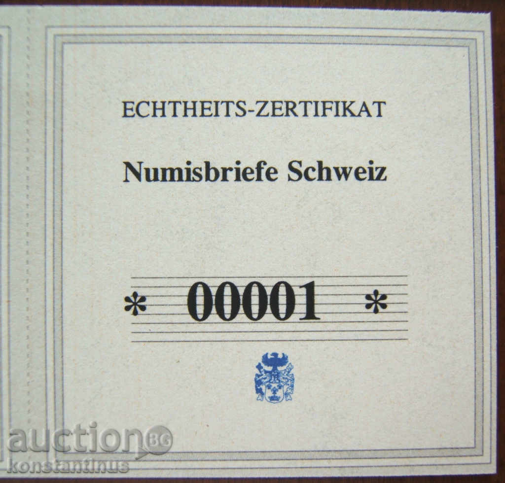 Доставка на Швейцария  5  Франка 1963  UNC Rare