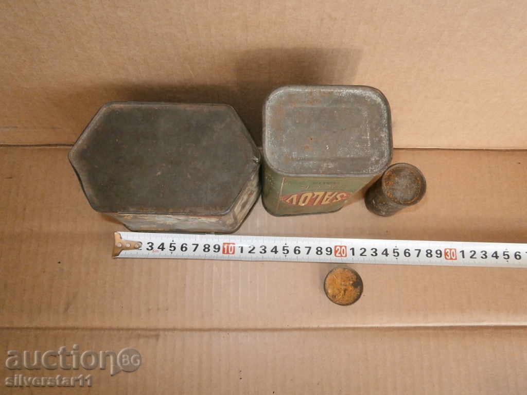 lots of antique metal boxes boxes - 6 lots of antique metal boxes boxes - 6