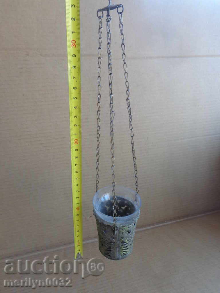 Old bronze lamp, icon, religion, cross - 5 Old bronze lamp, icon, religion, cross - 5