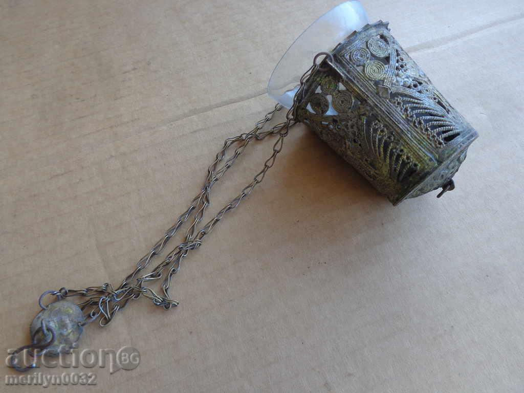 Old bronze lamp, icon, religion, cross - 7 Old bronze lamp, icon, religion, cross - 7