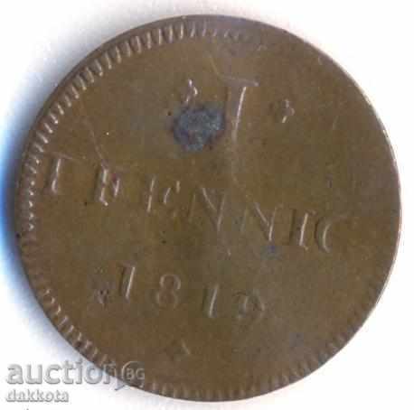 Φρανκφούρτη pfennig 1819