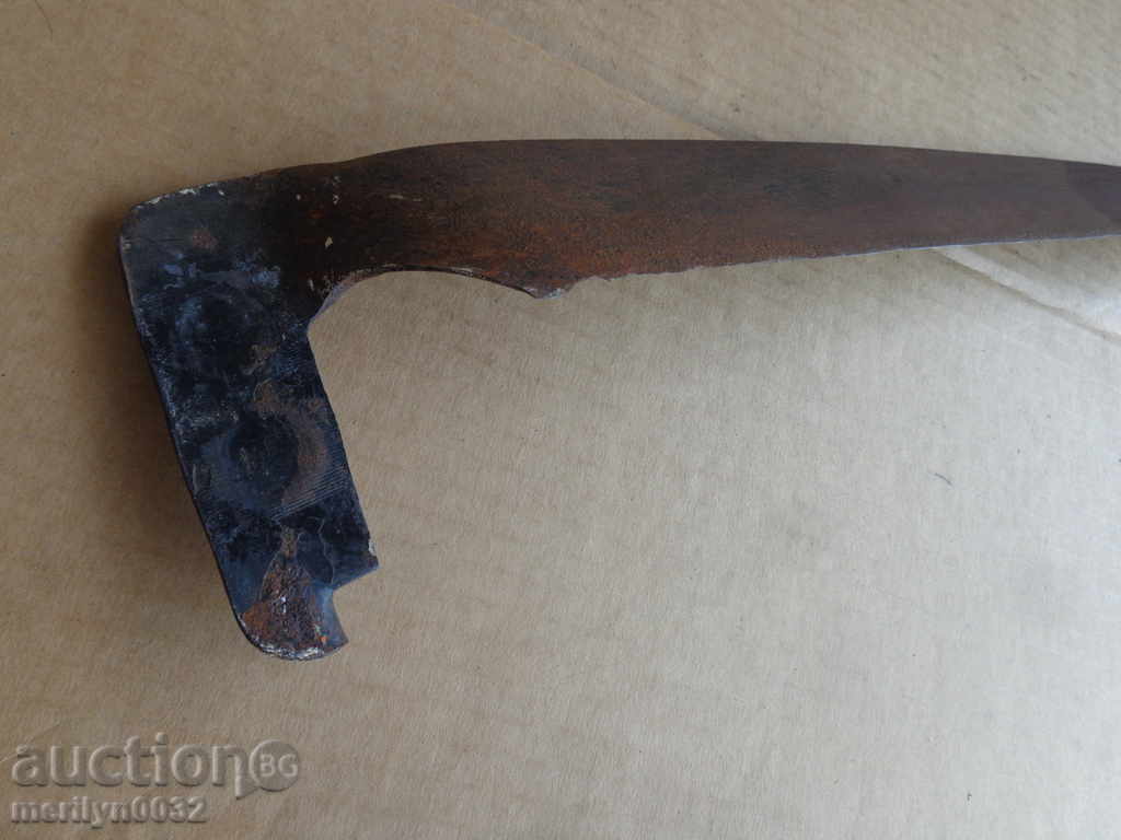 Old hand-forged mowing hair, wrought iron - 7 Old hand-forged mowing hair, wrought iron - 7