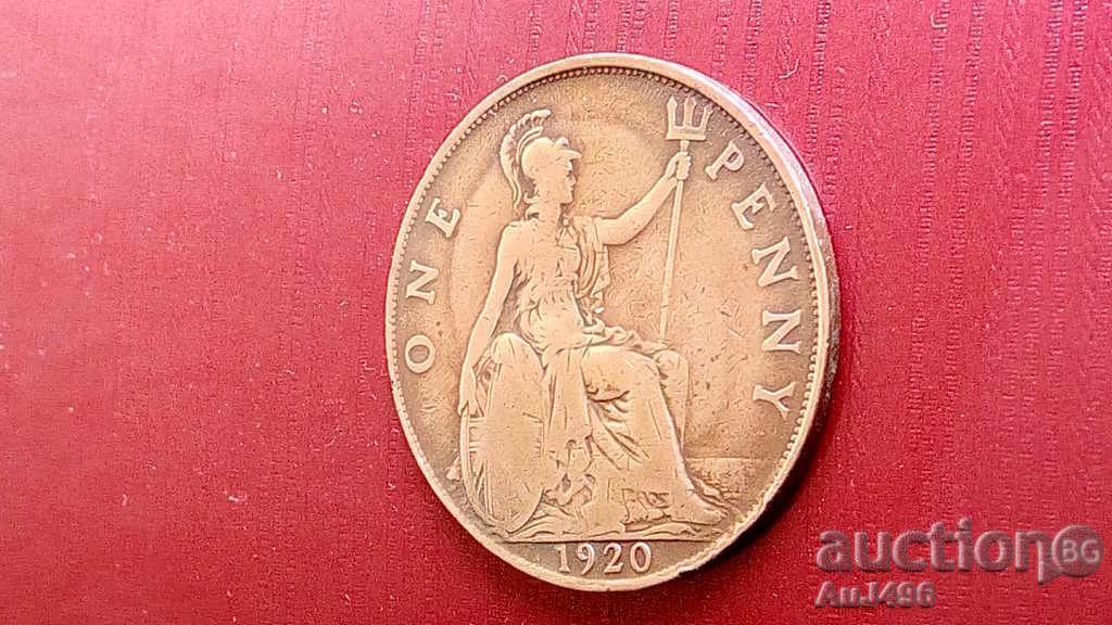 ONE PENNY 1920 (VF)* - 7 ONE PENNY 1920 (VF)* - 7