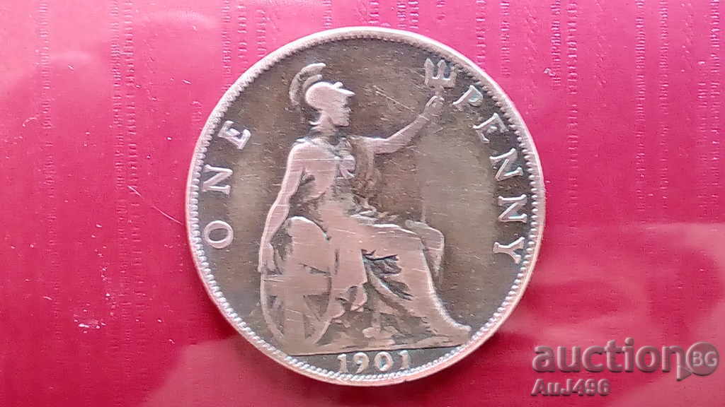 Auction  ONE PENNY 1901 (VF)*