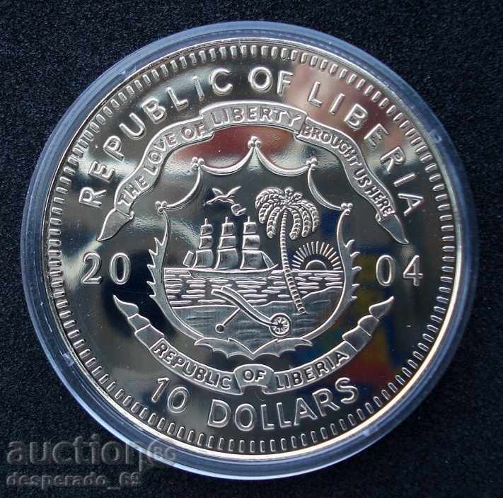 (¯`'•.¸ 10 dollars 2004 LIBERIA UNC ¸.•'´¯) with price 22.00 BGN | € 11.25 (¯`'•.¸ 10 dollars 2004 LIBERIA UNC ¸.•'´¯) with price 22.00 BGN | € 11.25