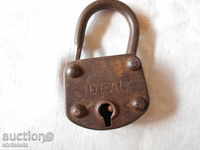 Old padlock without key.IDEAL