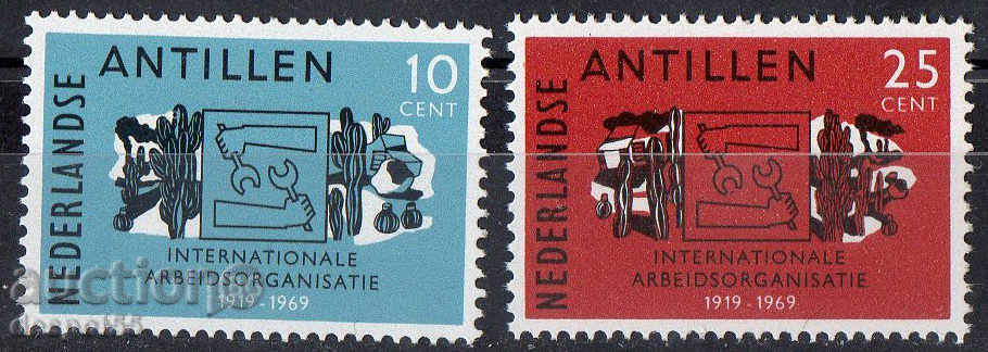 1969. Dutch Antilles. 50th ILO.