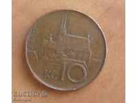 Czech Republic 10 kron 1993