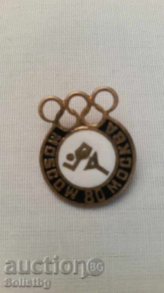 Auction  Olympic Badge Moscow 1980