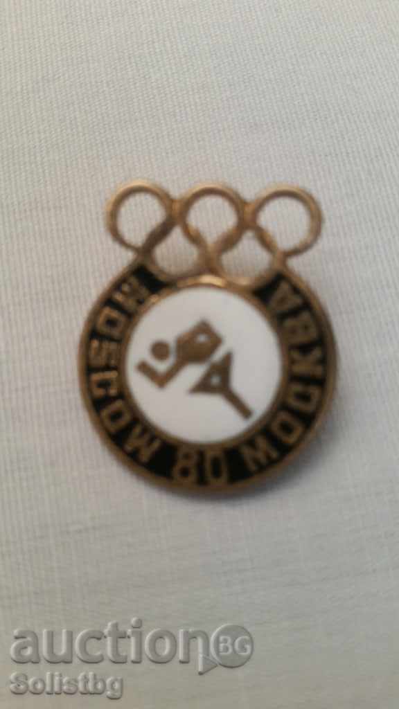 Olympic Badge Moscow 1980