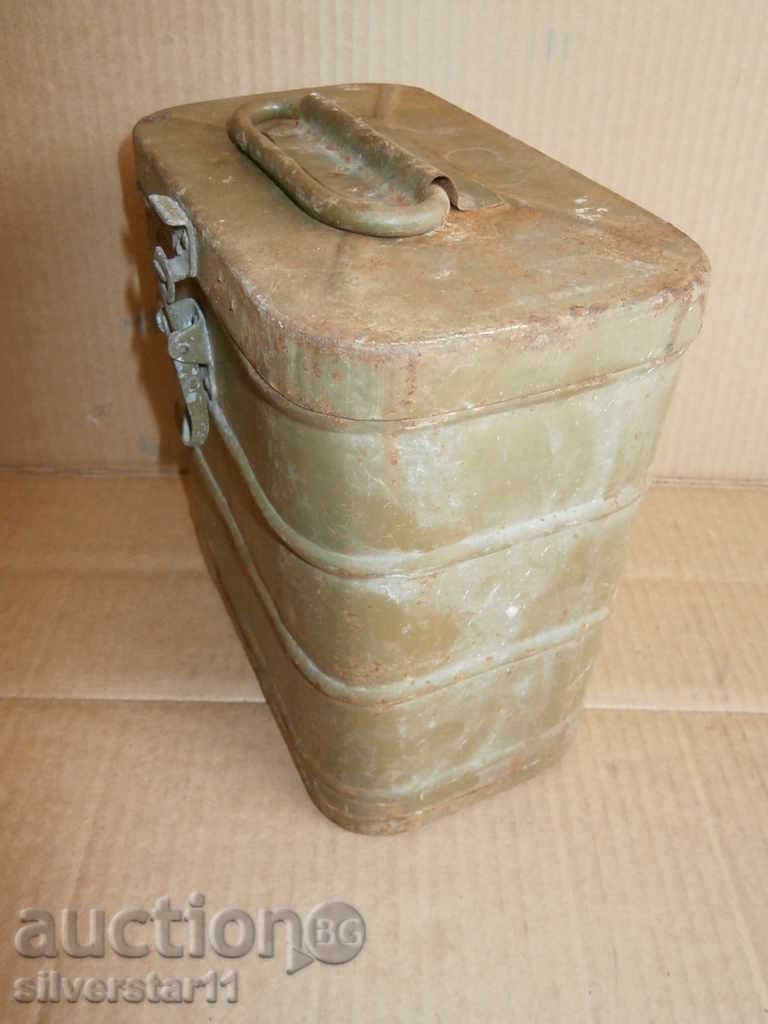 War Army Metal Box WW2 WWII - 5 War Army Metal Box WW2 WWII - 5