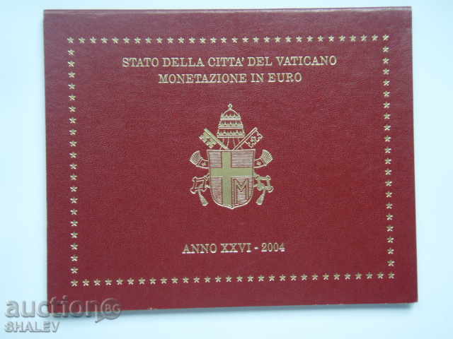 Vaticana 2004 - series of 8 coins Vaticana / RARE !!! - Unc - 6