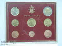 Vaticana 2004 - серия от 8 монети Ватикана / РЯДКА !!! - Unc