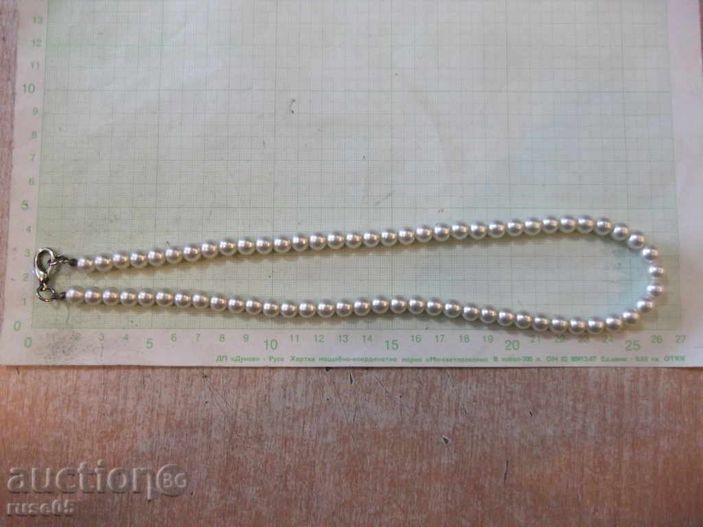 Artificial pearl necklace - 1