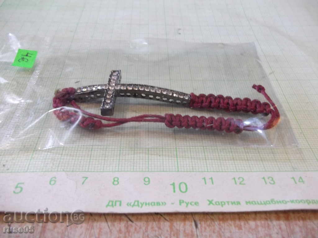 Auction  Bracelet cross by hand