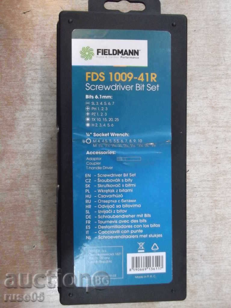 Delivery of Screwdriver set with bits "FIELDMANN - FDS - 1009-41R" Delivery of Screwdriver set with bits "FIELDMANN - FDS - 1009-41R"
