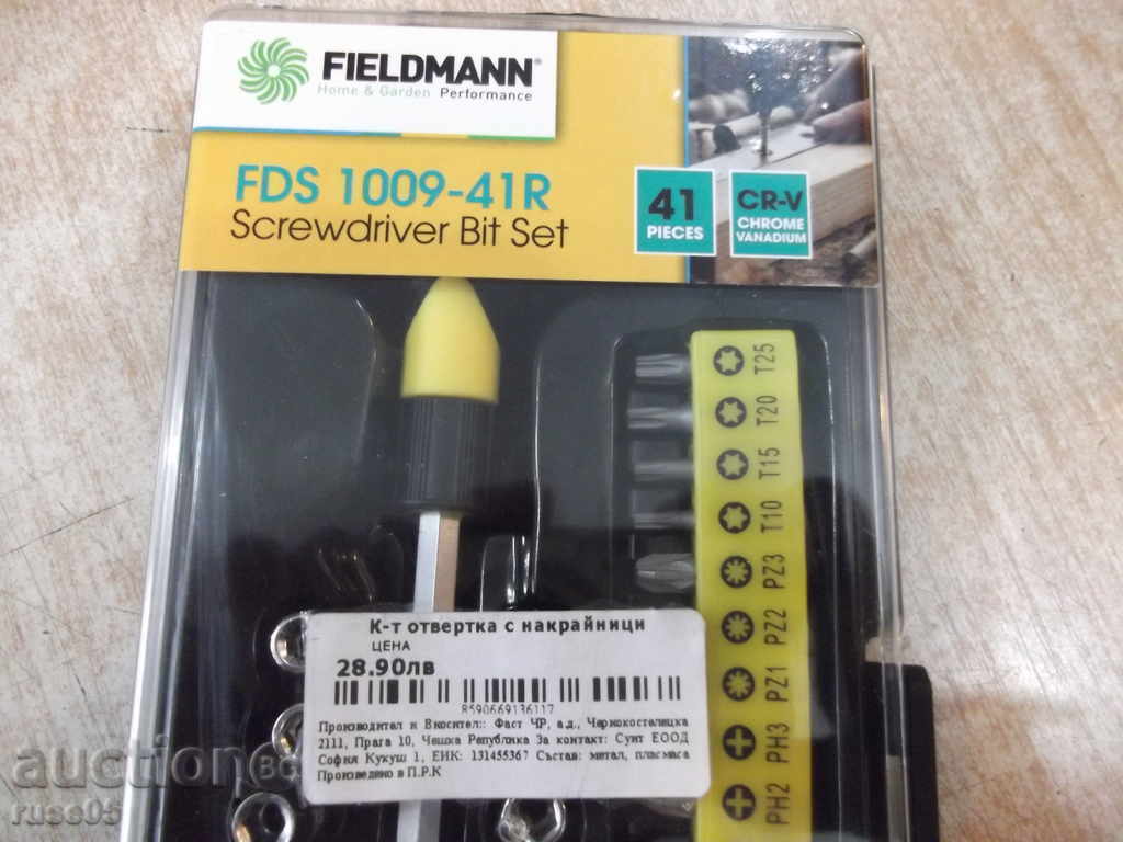 Screwdriver set with bits "FIELDMANN - FDS - 1009-41R" - 7 Screwdriver set with bits "FIELDMANN - FDS - 1009-41R" - 7