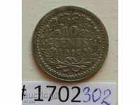 10 cents 1917 Netherlands
