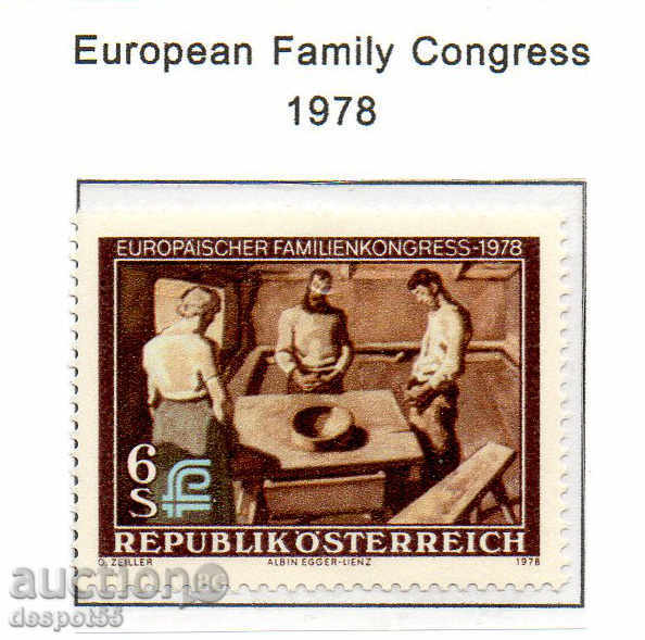 1978. Австрия. Европейски конгрес за семейството.