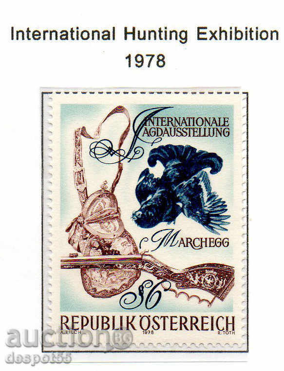 1978. Η Αυστρία. Διεθνής έκθεση κυνήγι Marcheg.