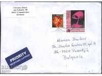Пътувал плик с марки  от Германия
