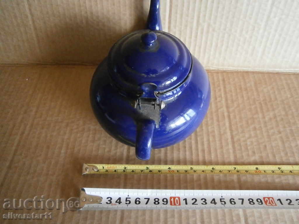 old vintage retro enamel teapot - 6 old vintage retro enamel teapot - 6