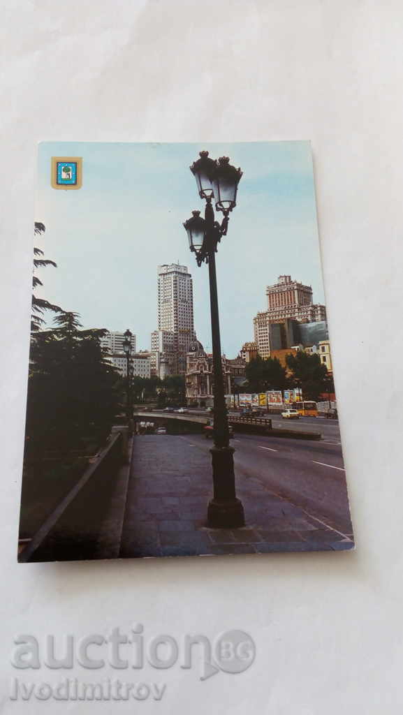 Καρτ ποστάλ Madrid Spain Square